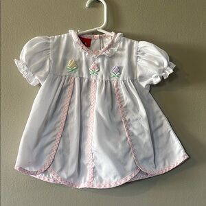 Adorable Baby Dress with Floral Accents